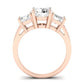 Dietes Diamond Matching Band Only (does Not Include Engagement Ring) For Ring With Round Center rosegold