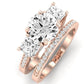 Dietes Diamond Matching Band Only (does Not Include Engagement Ring) For Ring With Round Center rosegold