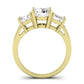 Dietes Diamond Matching Band Only (does Not Include Engagement Ring) For Ring With Round Center yellowgold