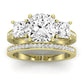 Dietes - GIA Natural Cushion Diamond Bridal Set