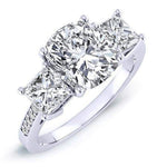 Dietes Cushion Diamond Engagement Ring (Lab Grown Igi Cert) whitegold
