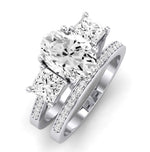 Dietes Oval Diamond Bridal Set (Lab Grown Igi Cert) whitegold