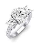 Dietes Oval Diamond Engagement Ring (Lab Grown Igi Cert) whitegold
