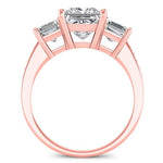 Dietes Princess Diamond Bridal Set (Lab Grown Igi Cert) rosegold