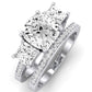 Dietes Diamond Matching Band Only (does Not Include Engagement Ring) For Ring With Cushion Center whitegold