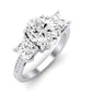 Dietes Diamond Matching Band Only (does Not Include Engagement Ring) For Ring With Oval Center whitegold