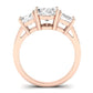 Dietes Diamond Matching Band Only (does Not Include Engagement Ring) For Ring With Oval Center rosegold