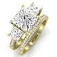 Dietes Diamond Matching Band Only (does Not Include Engagement Ring) For Ring With Princess Center yellowgold