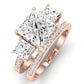 Dietes Diamond Matching Band Only (does Not Include Engagement Ring) For Ring With Princess Center rosegold