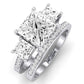 Dietes Diamond Matching Band Only (does Not Include Engagement Ring) For Ring With Princess Center whitegold