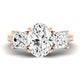 Dietes Oval Diamond Bridal Set (Lab Grown Igi Cert) rosegold