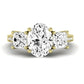 Dietes Oval Diamond Bridal Set (Lab Grown Igi Cert) yellowgold