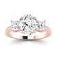 Dietes Oval Diamond Bridal Set (Lab Grown Igi Cert) rosegold