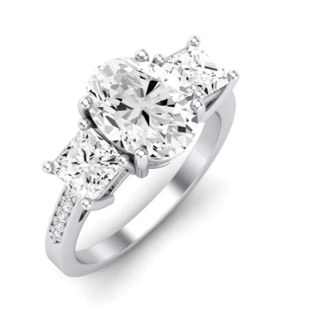 Dietes Oval Diamond Bridal Set (Lab Grown Igi Cert) whitegold