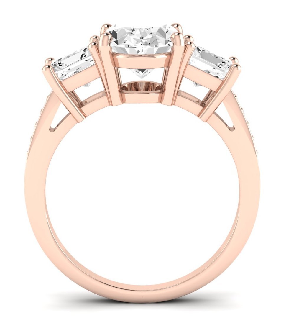 Dietes Oval Diamond Engagement Ring (Lab Grown Igi Cert) rosegold