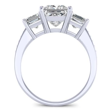 Dietes Princess Moissanite Bridal Set whitegold