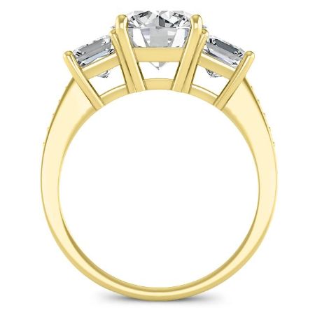 Dietes Round Diamond Bridal Set (Lab Grown Igi Cert) yellowgold