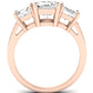 Dietes Emerald Diamond Engagement Ring (Lab Grown Igi Cert) rosegold