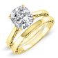 Astilbe Cushion Diamond Bridal Set (Lab Grown Igi Cert) yellowgold