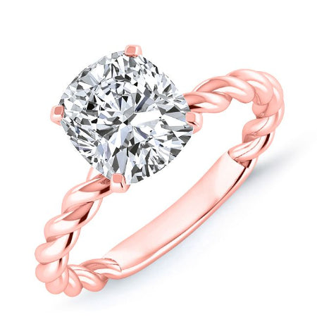 Balsam Cushion Diamond Engagement Ring (Lab Grown Igi Cert) rosegold
