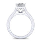 Edelweiss Cushion Diamond Bridal Set (Lab Grown Igi Cert) whitegold