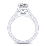 Edelweiss Cushion Diamond Engagement Ring (Lab Grown Igi Cert) whitegold