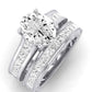 Edelweiss Diamond Matching Band Only (does Not Include Engagement Ring) For Ring With Oval Center whitegold