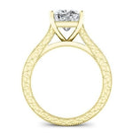 Edelweiss Cushion Diamond Bridal Set (Lab Grown Igi Cert) yellowgold