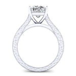 Edelweiss Cushion Diamond Engagement Ring (Lab Grown Igi Cert) whitegold