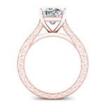 Edelweiss Cushion Diamond Engagement Ring (Lab Grown Igi Cert) rosegold