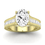 Edelweiss Oval Diamond Bridal Set (Lab Grown Igi Cert) yellowgold