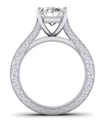 Edelweiss Oval Diamond Engagement Ring (Lab Grown Igi Cert) whitegold