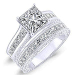 Edelweiss Princess Diamond Bridal Set (Lab Grown Igi Cert) whitegold