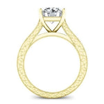 Edelweiss Round Diamond Bridal Set (Lab Grown Igi Cert) yellowgold
