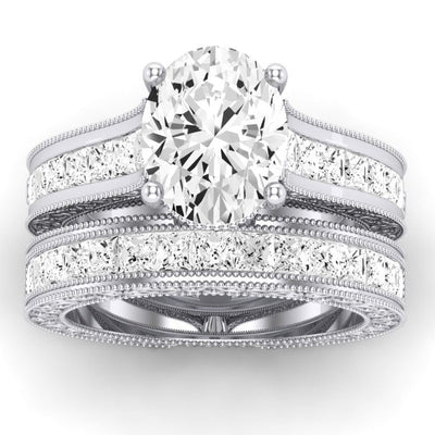 Edelweiss Oval Diamond Bridal Set (Lab Grown Igi Cert) whitegold