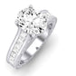 Edelweiss Oval Diamond Engagement Ring (Lab Grown Igi Cert) whitegold