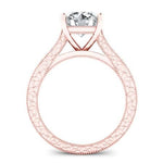 Edelweiss Round Diamond Bridal Set (Lab Grown Igi Cert) rosegold