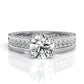 Edelweiss Round Diamond Engagement Ring (Lab Grown Igi Cert) whitegold