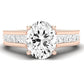 Edelweiss Oval Diamond Engagement Ring (Lab Grown Igi Cert) rosegold