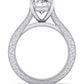 Edelweiss Oval Diamond Engagement Ring (Lab Grown Igi Cert) whitegold