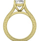 Edelweiss Oval Diamond Engagement Ring (Lab Grown Igi Cert) yellowgold