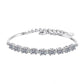 Elda Moissanite Bracelet whitegold