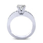 Eliza Cushion Diamond Engagement Ring (Lab Grown Igi Cert) whitegold