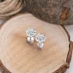 Ella Diamond Earrings (Clarity Enhanced) whitegold