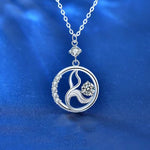 Elora Diamond Necklace (Clarity Enhanced) whitegold