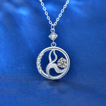 Elora Diamond Necklace (Clarity Enhanced) whitegold