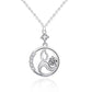 Elora Moissanite Necklace whitegold