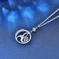 Elora Moissanite Necklace whitegold