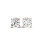 Elowen Cushion Cut Diamond Stud Earrings (Clarity Enhanced) rosegold