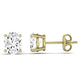 Elowen Oval Cut Diamond Stud Earrings (Clarity Enhanced) yellowgold